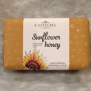 Castelbel Porto Scented Sunflower Honey Tripple Milled Soap Portugal NWT 10.5 oz